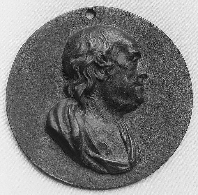 Medallion, After Augustin Dupré (French, Saint-Etienne 1748–1833 Armentières-en-Brie), Cast iron