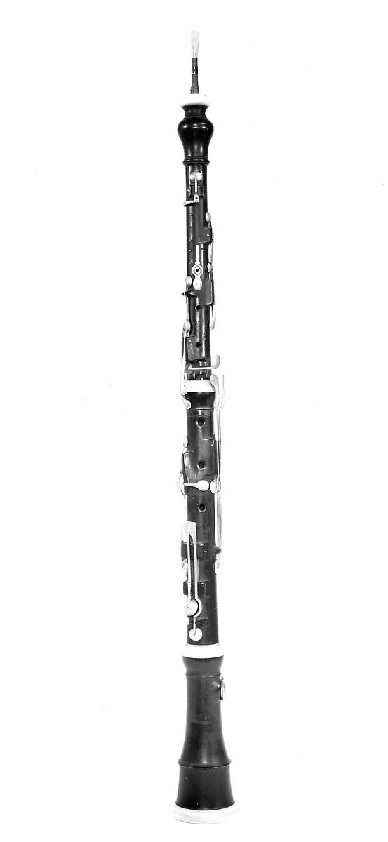 Oboe, Franz Lauter (German, Munster active ca. 1845–1885 New York), Wood, brass, ivory, horn, metal, German 