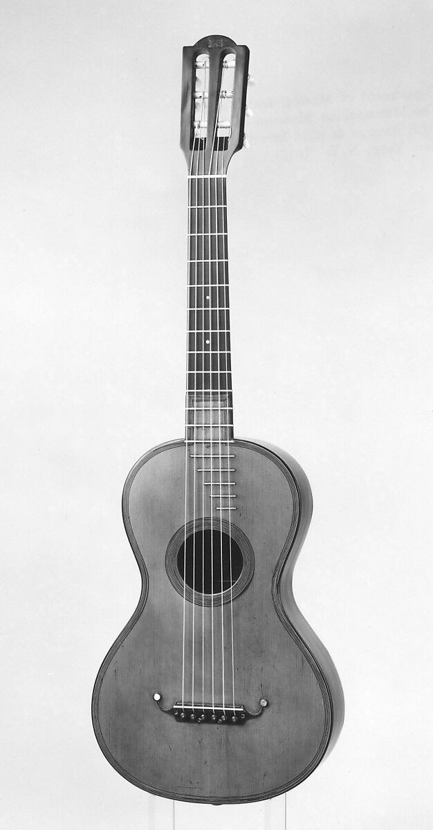Guitar, Pierre-René Lacôte (French, Paris 1785–1855 Paris), Spruce, rosewood, ebony, French