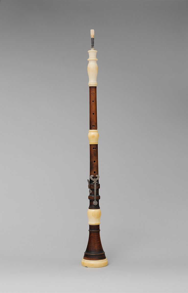Oboe, Castel (Italian? active second quarter 18th century to late 18th century), Wood, ivory, metal, Italian 