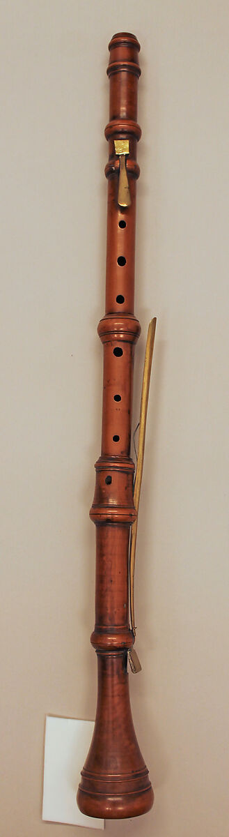 Clarinet d'Amore in G, Boxwood, brass, German