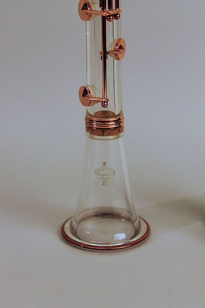 Clarinet in B-flat, Buffet, Crampon &amp; Cie. (founded 1859) (mouthpiece), Plastic, metal, French