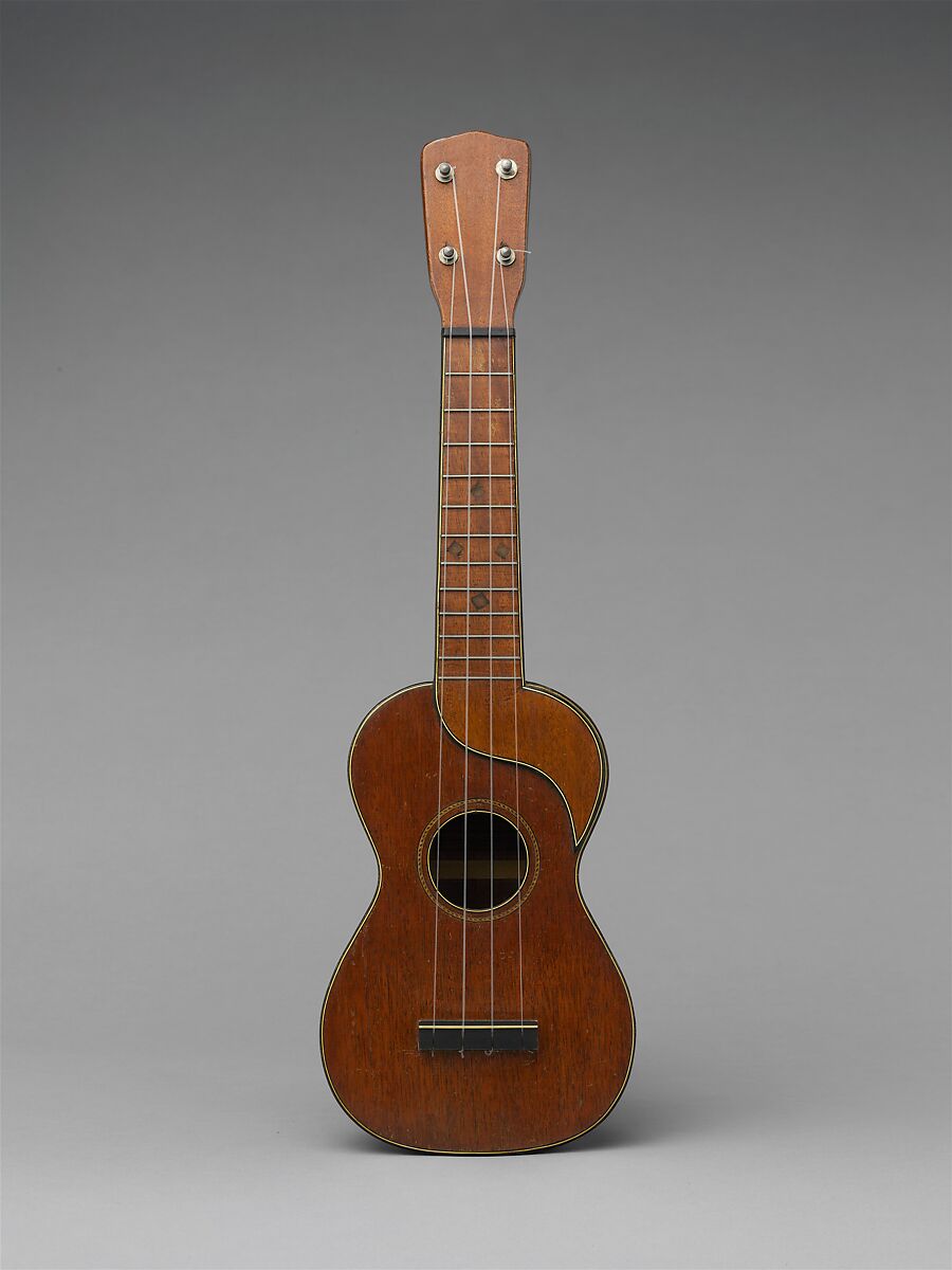 Ukulele, Nicòla Turturro (American, Bitonto, Italy 1872–1953 New York), Mahogany, rosewood, America 