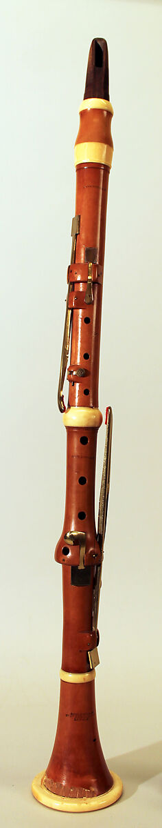 Clarinet in A, George Goulding Co. (British, founded London 1785), Boxwood, ivory, brass, British 