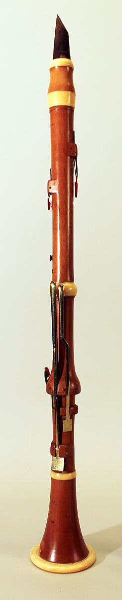 Clarinet in A, George Goulding Co. (British, founded London 1785), Boxwood, ivory, brass, British