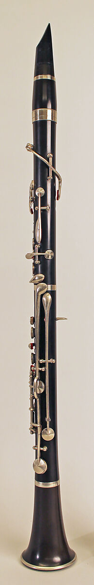 Clarinet in B-flat, Hawkes &amp; Son, Ebonite, nickel-silver, British