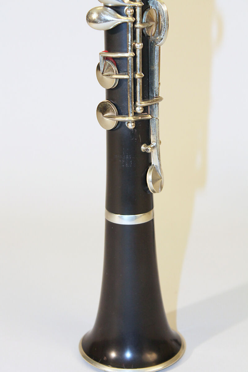 Clarinet in B-flat, Hawkes &amp; Son, Ebonite, nickel-silver, British