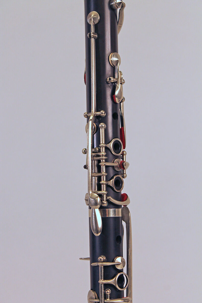 Clarinet in B-flat, Hawkes &amp; Son, Ebonite, nickel-silver, British