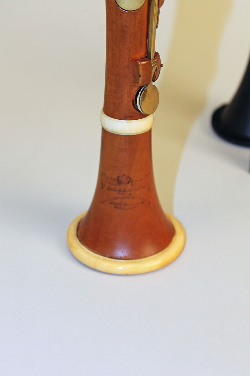 Clarinet in E-flat, D'Almaine  Co., Boxwood, ivory, brass, British
