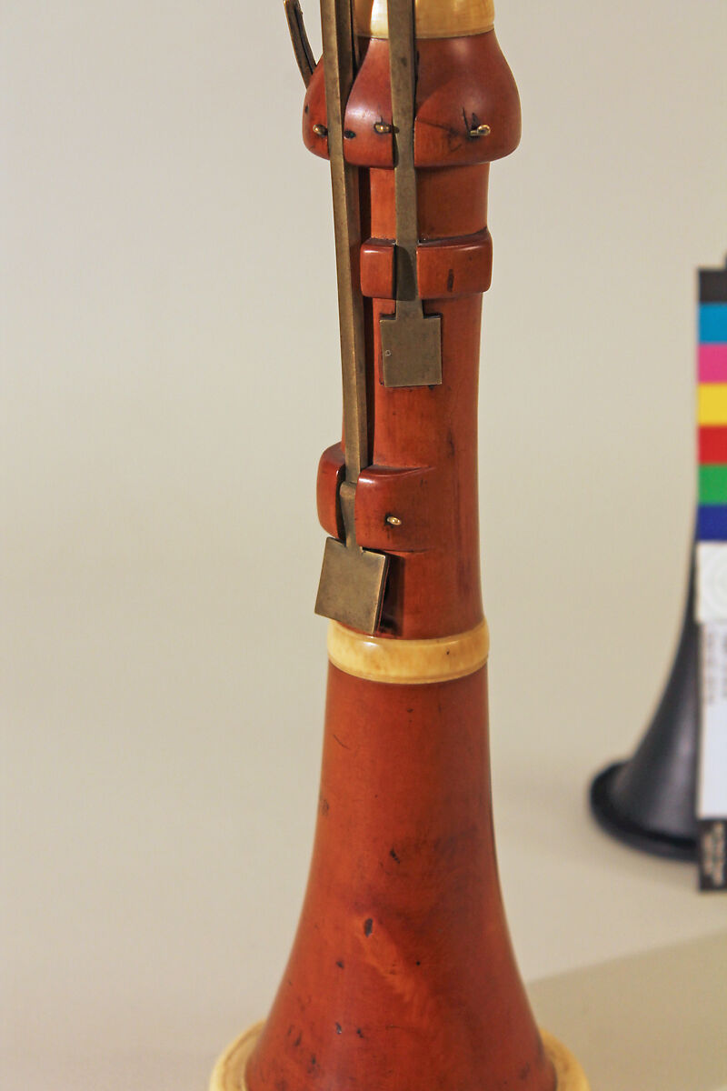 Clarinet in B-flat, George Goulding Co. (British, founded London 1785), Boxwood, ivory, brass, synthetic, British