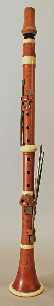 Clarinet in C, Astor &amp; Co. (1778–1831), Boxwood, ivory, brass, British 