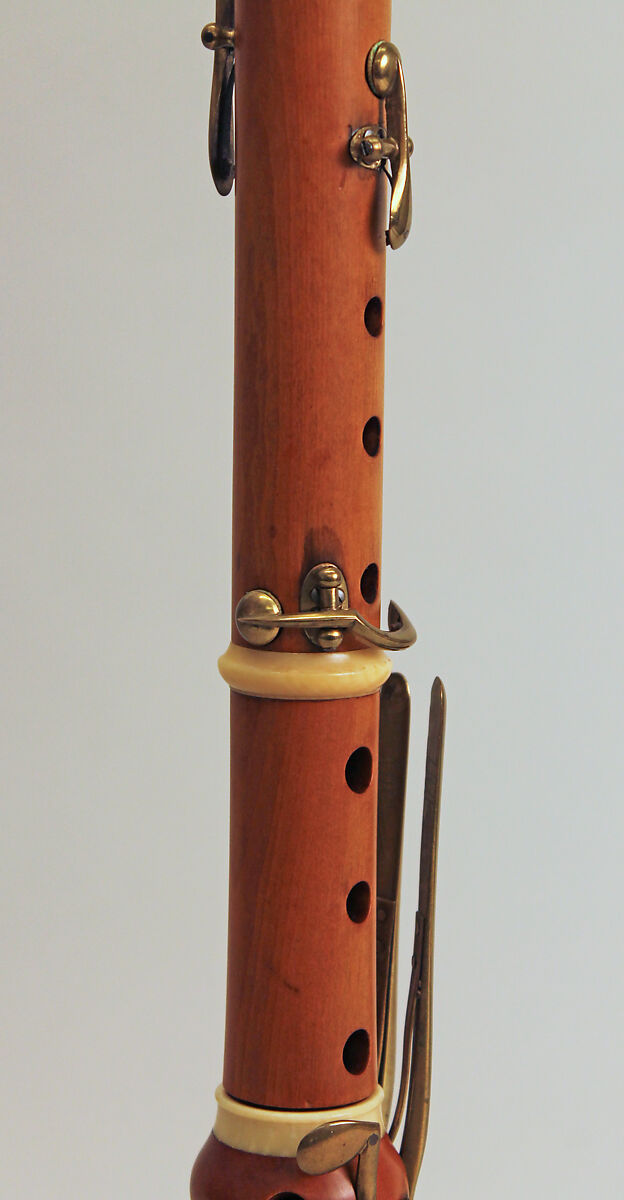 Clarinet in E-flat, probably Denis Buffet, Boxwood, ivory, brass, French