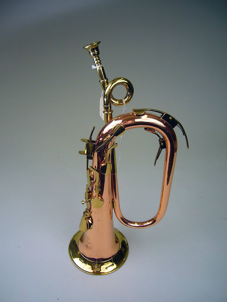 Keyed Bugle in E-flat, Clementi &amp; Co. (British, London 1798–1828), Copper, brass, British 