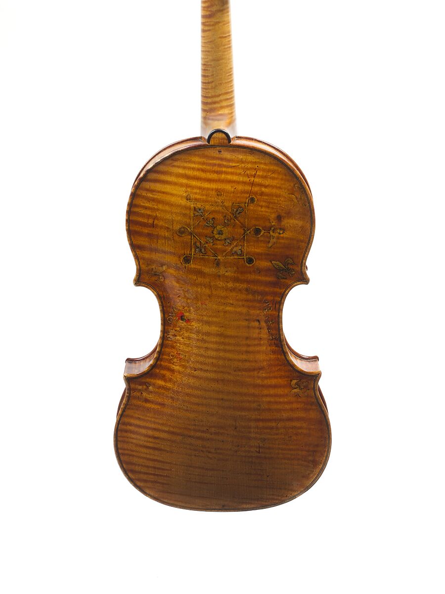 ex "Kurtz" Violin, Andrea Amati (Italian, Cremona ca. 1505–1578 Cremona), Spruce, maple, ebony, paint, gilding, Italian (Cremona)