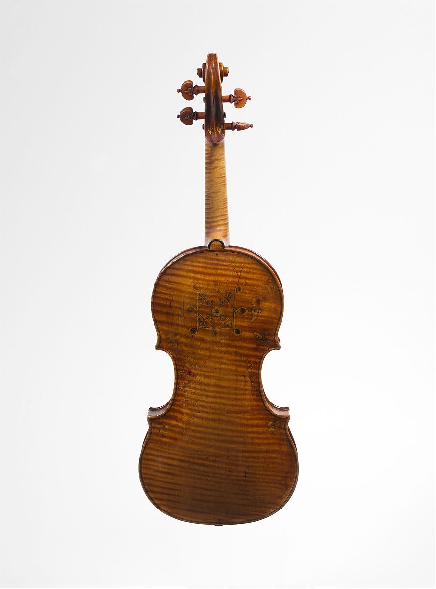 ex "Kurtz" Violin, Andrea Amati (Italian, Cremona ca. 1505–1578 Cremona), Spruce, maple, ebony, paint, gilding, Italian (Cremona)