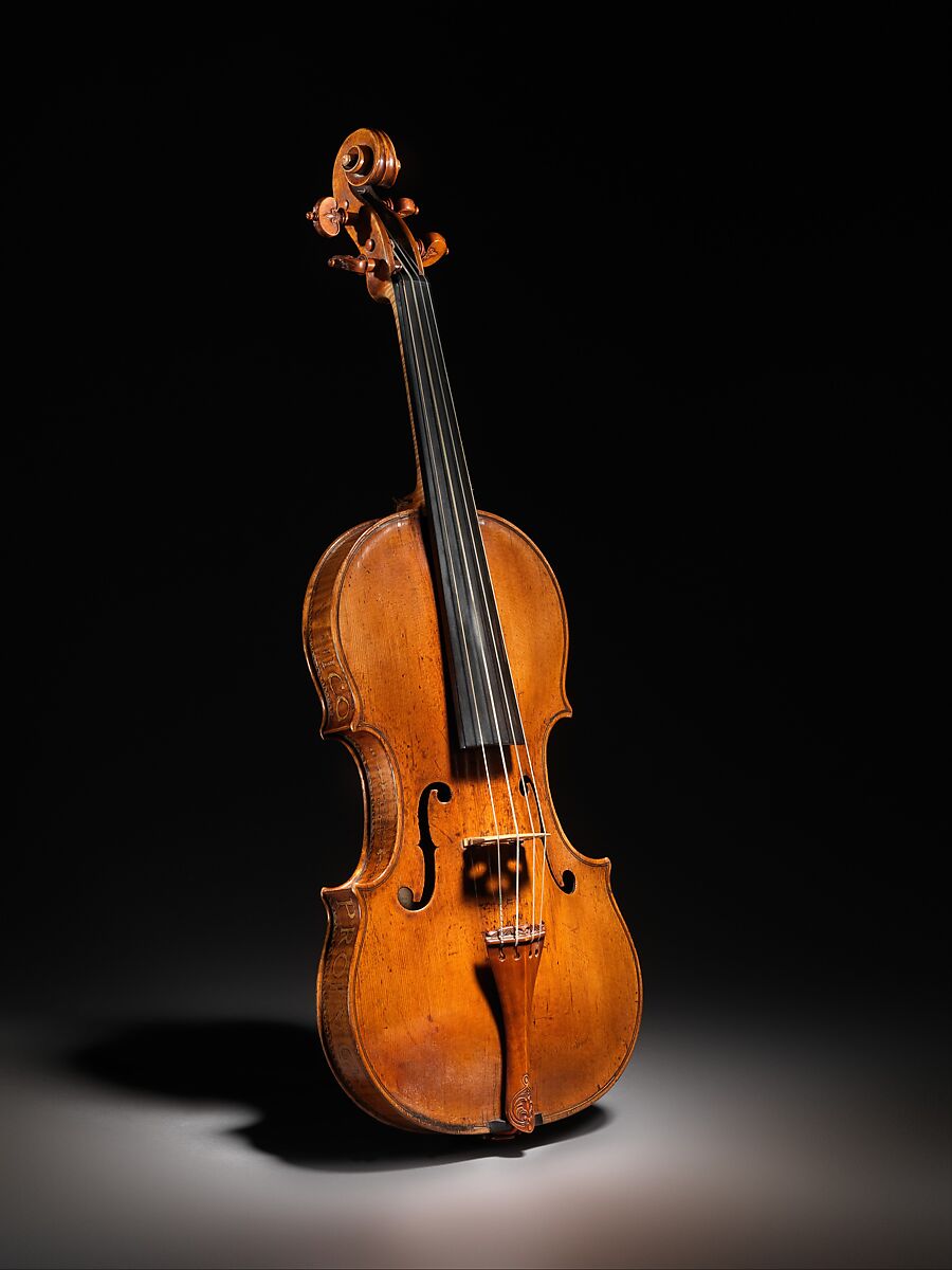 ex "Kurtz" Violin, Andrea Amati (Italian, Cremona ca. 1505–1578 Cremona), Spruce, maple, ebony, paint, gilding, Italian (Cremona) 