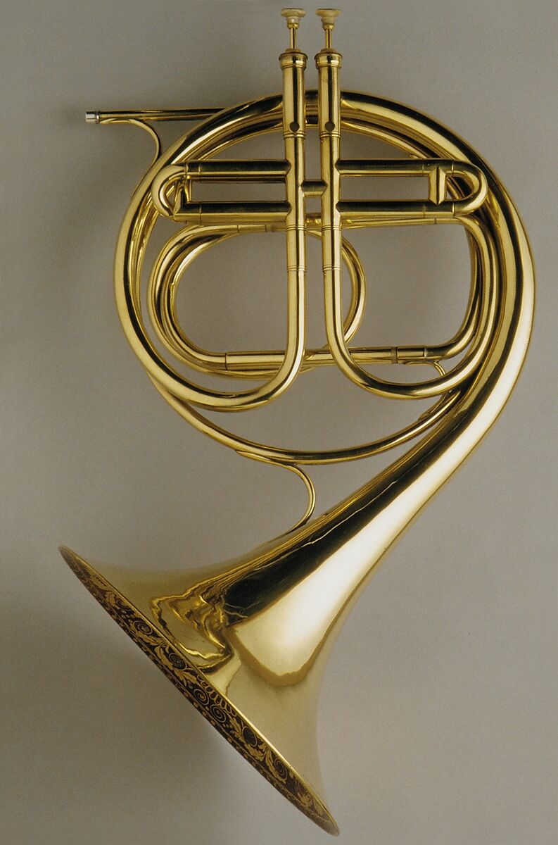 Cor solo, Jean Louis Antoine (1788–1861), Brass, original wooden box., French