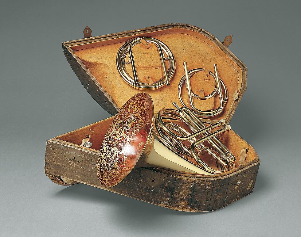 Cor solo, Jean Louis Antoine (1788–1861), Brass, original wooden box., French