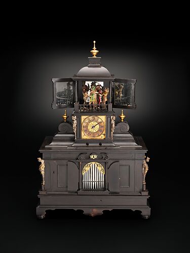 Musical Clock with Spinet and Organ