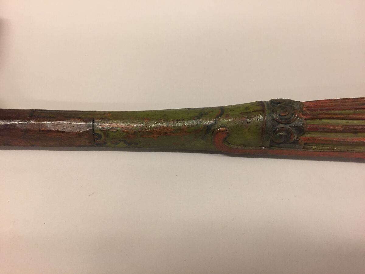 Sgra-Snyan, Unknown Maker  , Tibet, Wood, hide, wire, polychrome, Tibetan