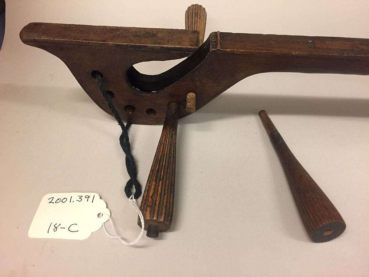 Sgra-Snyan, Unknown Maker  , Tibet, Wood, hide, wire, polychrome, Tibetan