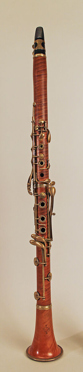 Clarinet in A, Buffet, Crampon &amp; Cie. (founded 1859), Boxwood, brass with thin gold wash, French 