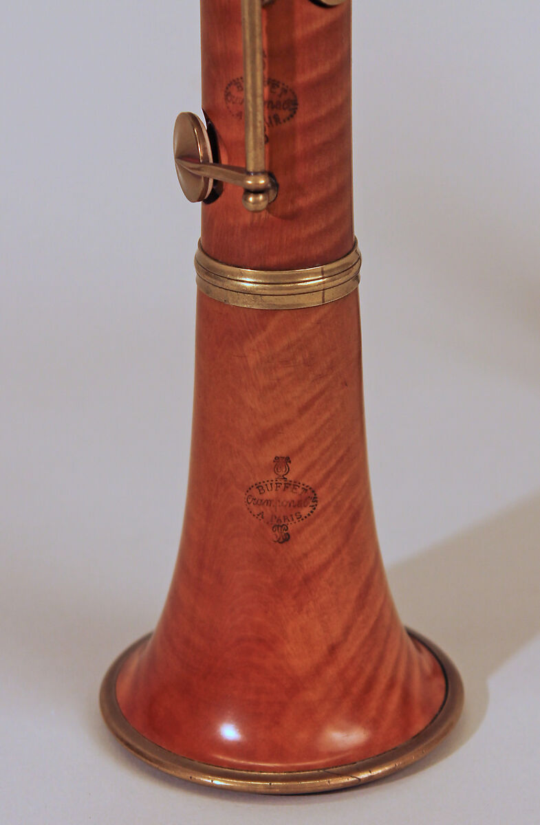Clarinet in A, Buffet, Crampon &amp; Cie. (founded 1859), Boxwood, brass with thin gold wash, French