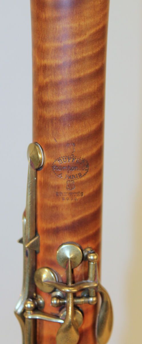 Clarinet in A, Buffet, Crampon &amp; Cie. (founded 1859), Boxwood, brass with thin gold wash, French