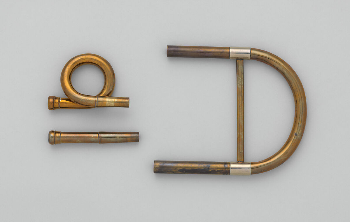 Valve Trumpet, Elbridge G. Wright (Ashby, Massachusetts 1811–1871 Boston, Massachusetts), Brass, nickel-silver, American