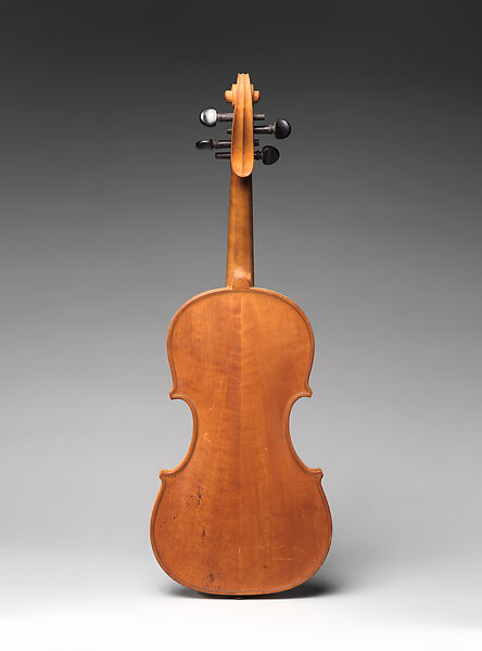 Pancake Violin, Frederick A. Saunders (American (born Canada), London, Ontario 1875–1963 South Hadley, Massachusetts), Wood, American