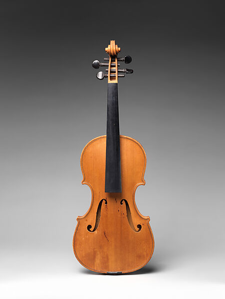 Pancake Violin, Frederick A. Saunders (American (born Canada), London, Ontario 1875–1963 South Hadley, Massachusetts), Wood, American 
