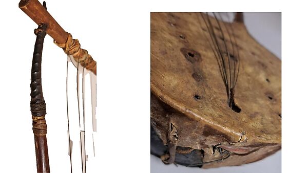 Krar, Wood, hide, gut, horn, Ethiopian