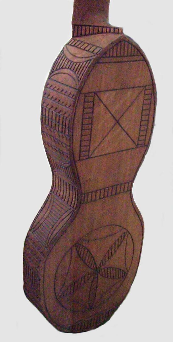 Jíbaro Guitar, Wood, Native American (Puerto Rico)