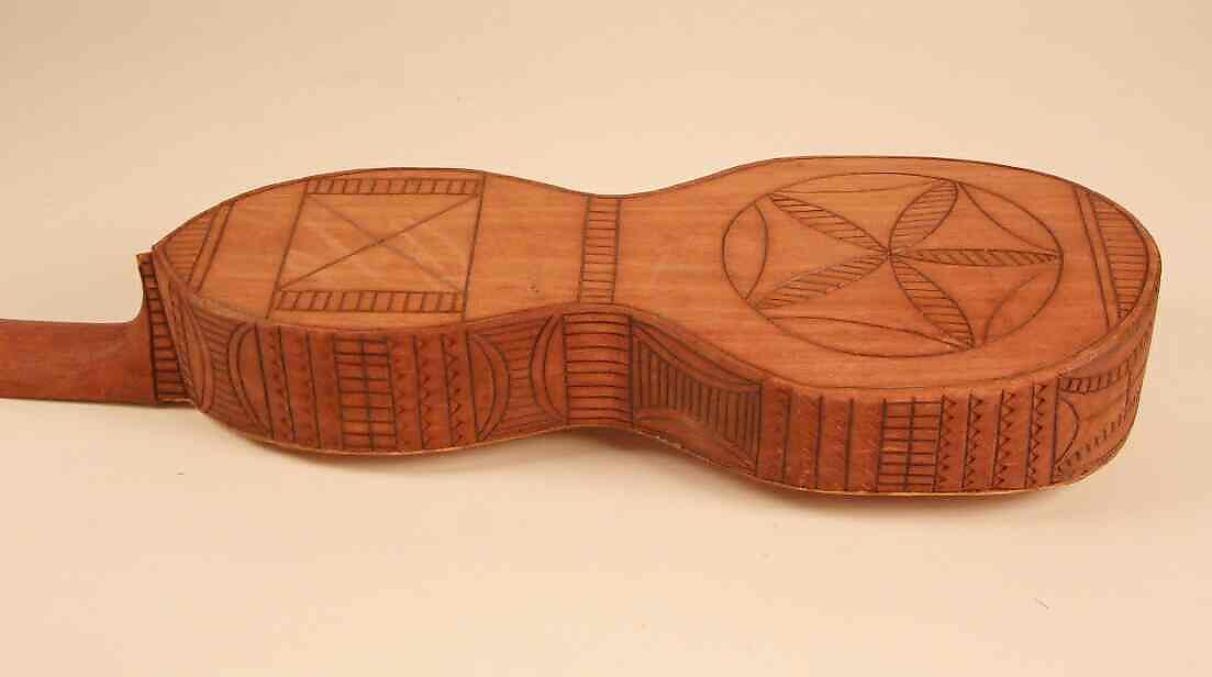 Jíbaro Guitar, Wood, Native American (Puerto Rico)