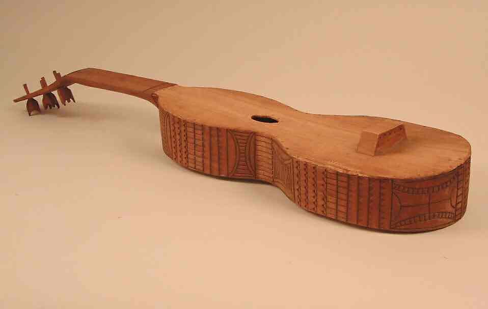 Jíbaro Guitar, Wood, Native American (Puerto Rico)