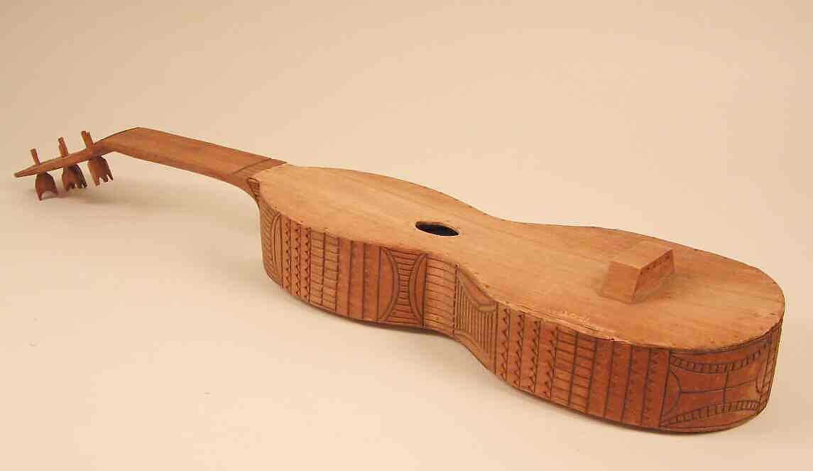 Jíbaro Guitar, Wood, Native American (Puerto Rico)