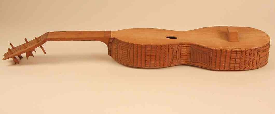 Jíbaro Guitar, Wood, Native American (Puerto Rico)