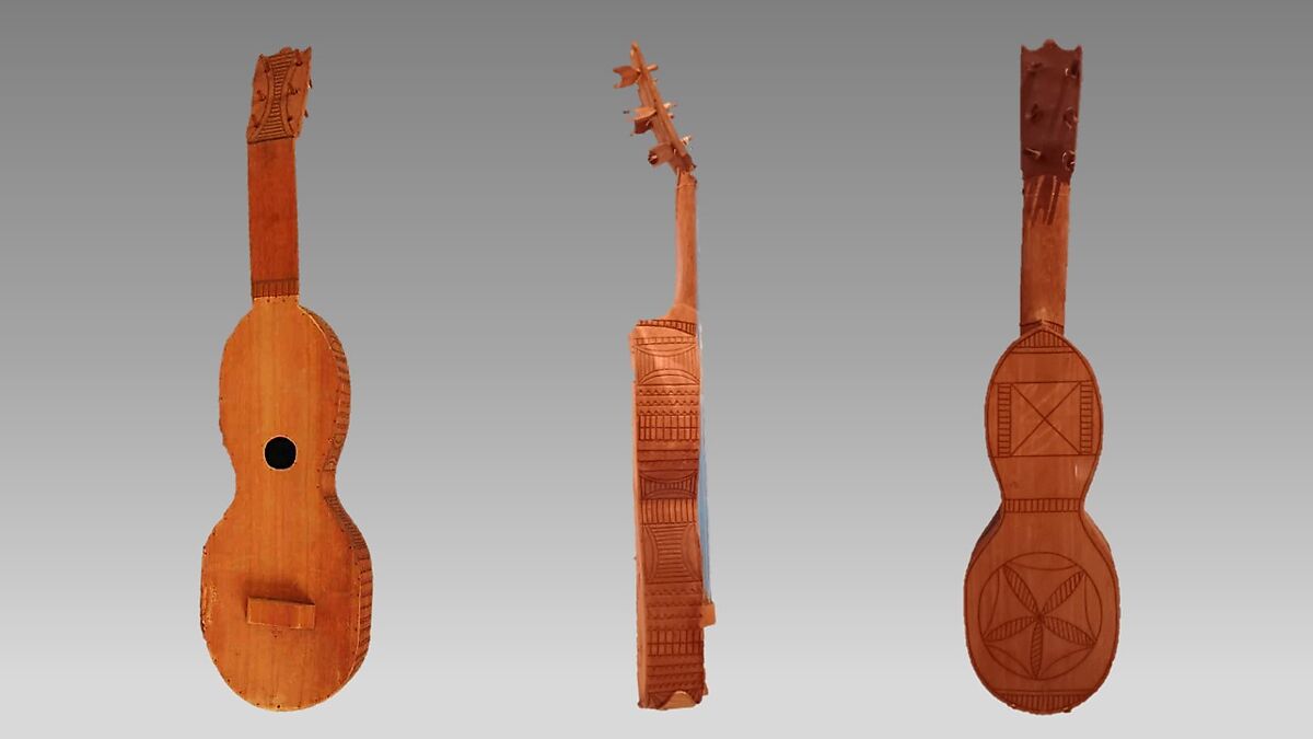 Jíbaro Guitar, Wood, Native American (Puerto Rico)