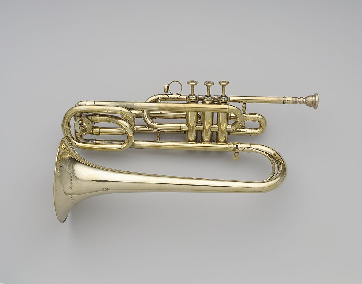 Cornet Omnitonique, Gautrot aîné (French, Paris active 1845–84), Brass, French 