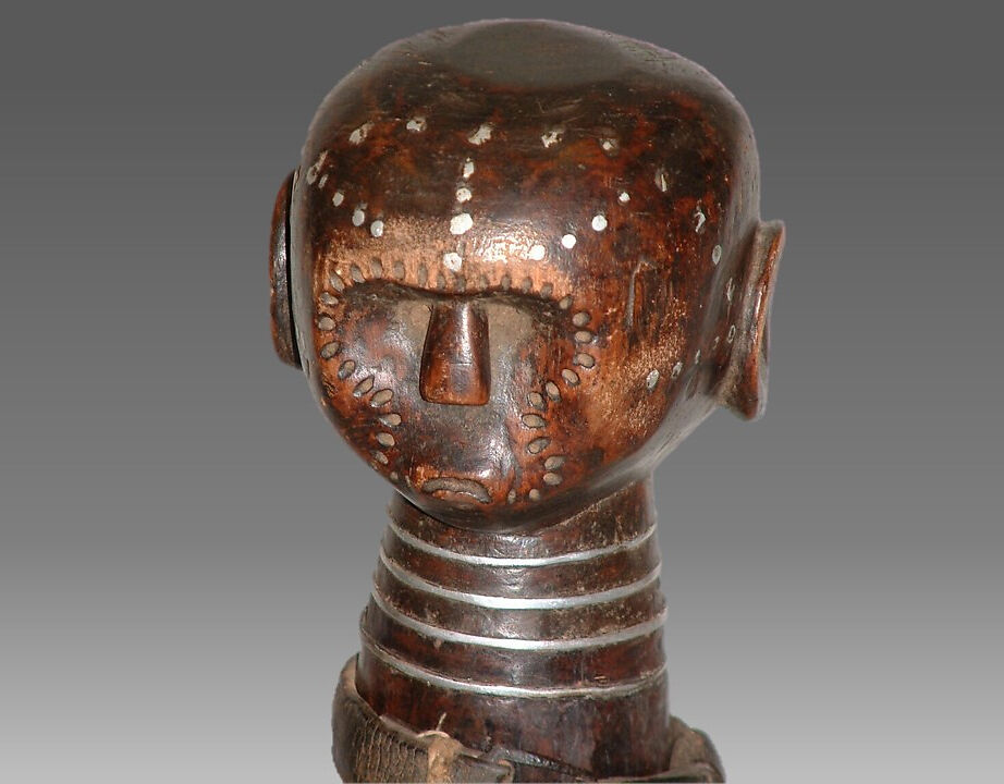 Megaphone, Wood, metal, leather, Tanzanian