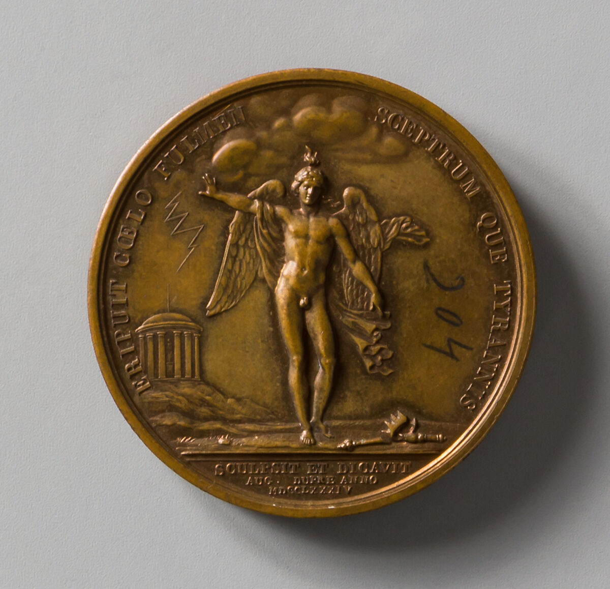 Augustin Dupré (French, Saint-Etienne 1748–1833 Armentières-en-Brie), Gilt bronze