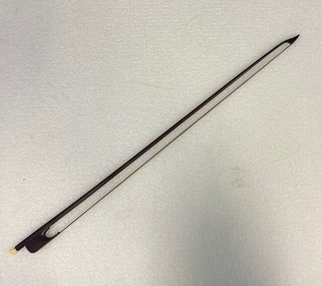 Gamba Bow, Unknown  , France, Snakewood, ivory, horsehair, French