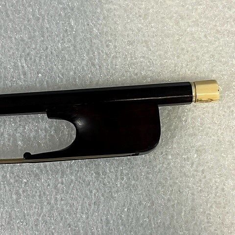 Gamba Bow, Unknown  , France, Snakewood, ivory, horsehair, French