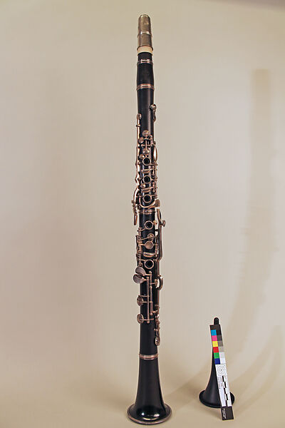 Clarinet in A, Oskar Oehler (German, Annaberg, Erzgebirge 1858–1936 Berlin), African blackwood, nickel-silver, German 