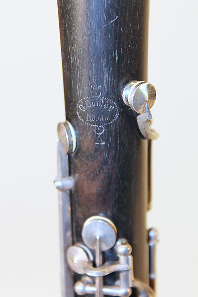 Clarinet in A, Oskar Oehler (German, Annaberg, Erzgebirge 1858–1936 Berlin), African blackwood, nickel-silver, German