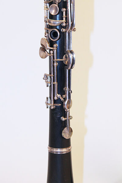 Clarinet in A, Oskar Oehler (German, Annaberg, Erzgebirge 1858–1936 Berlin), African blackwood, nickel-silver, German