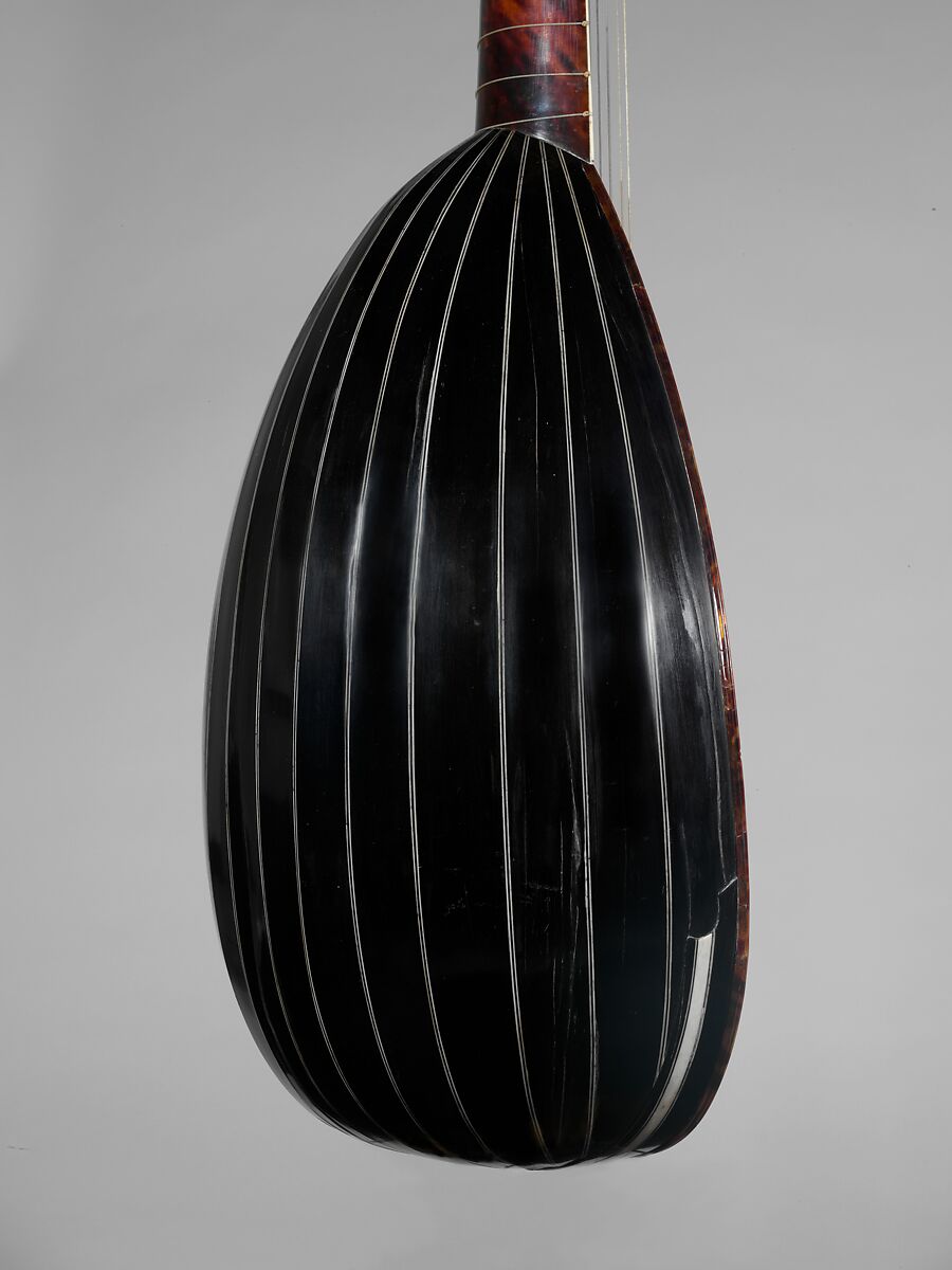 Archlute, David Tecchler (Austrian, Salzburg 1666–1747 Rome), Spruce, ebony, ivory, tortoiseshell, mother-of-pearl, Italian