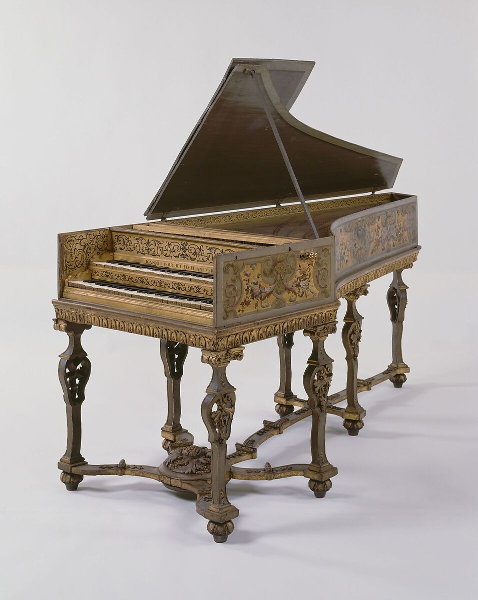 Harpsichord, Jan Couchet the Elder  Flemish, Wood and various materials, Flemish