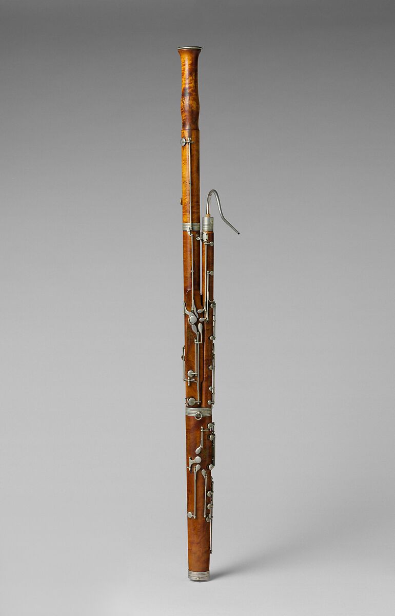 Bassoon, Giosue Esposito (Naples, active late 19th century), Maple, nickel-silver, Italian