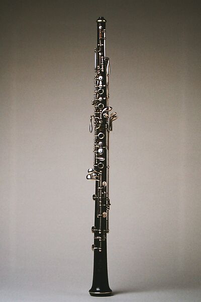 Oboe, Cabart (French), Rosewood, silver-plate, French 